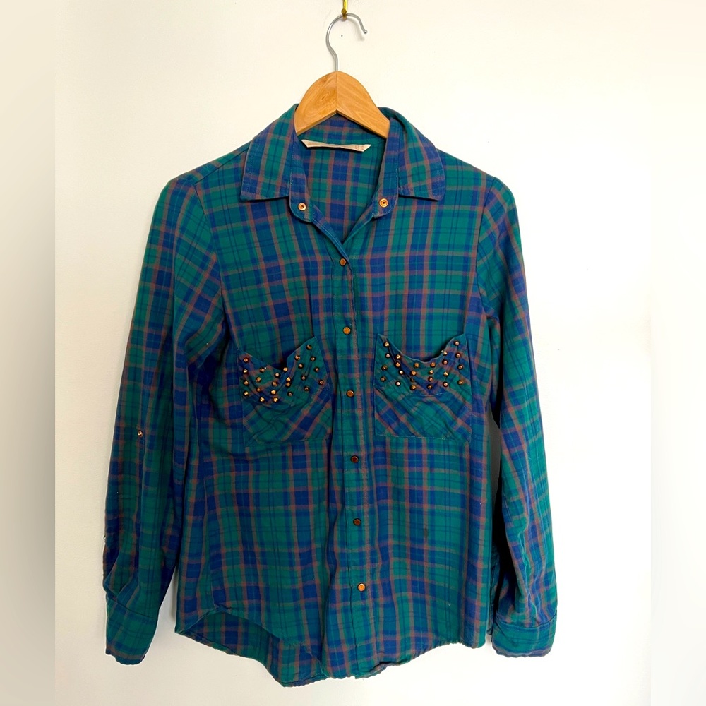 Zara Studded Flannel